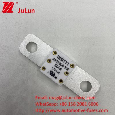 EV 세라믹 자동차 배터리 퓨즈 500A 125VDC ASTM 자동차
