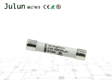 사기그릇 광전지 보호 1500 VDC 고전압 신관 세라믹 열 신관 10* 57mm