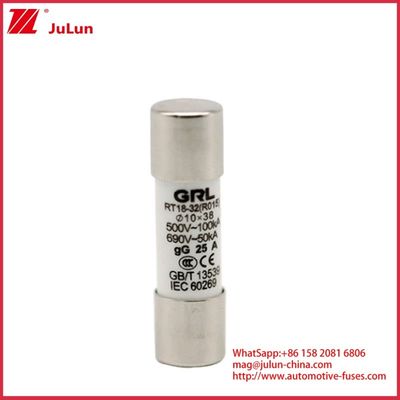 15A 1000VDC 퓨즈 링크 태양 GPV DC 퓨즈 10 * 38mm 32A 등급