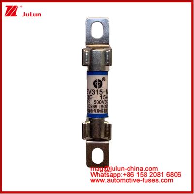 EV 에너지 10*38mm 튜블 퓨즈 EV315-M 3E 15A 500VDC 전기 차량용 볼트 설치 JASO D622 표준을 충족합니다
