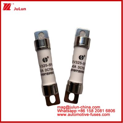 튜블 퓨즈 EV325-5FL 40A 750VDC 전기 차량용 15*51mm 라이트 볼트 설치 및 시간 상수 2±0.5ms