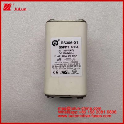 400A AC1250V IEC 100KA DC1000V UL AR 세라믹 평면 자동차 피질 전기 자동차 및 자동차용 회로 보호