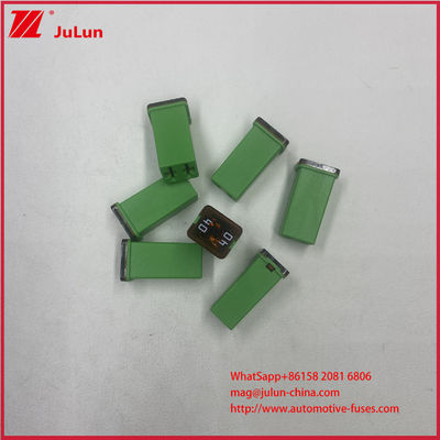 40A 녹색 JCASE 0495040 자동차 해양 RV 블레이드 퓨즈 PEC 정격 32VDC