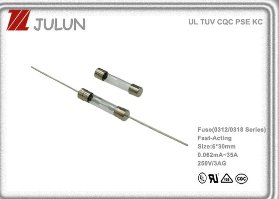 세라믹 튜브와 50mA 0.05A 250V 5*20mm 빠른 행하는 퓨즈